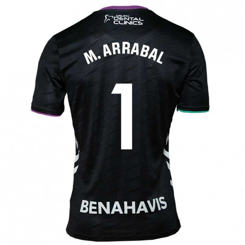 Danxen Män María Arrabal Martin #1 Svart Lila Grön Bortatröja Matchtröjor 2025/26 Tröjor T-Tröja