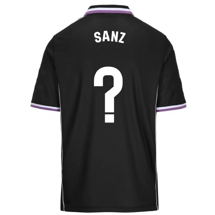 Danxen Män David Sanz #0 Lila Svart Bortatröja Matchtröjor 2025/26 Tröjor T-Tröja