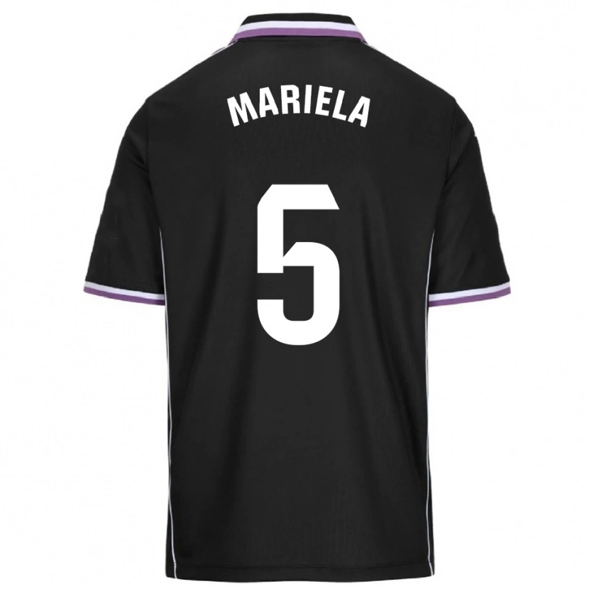 Danxen Män Mariela Conde Gomez #5 Lila Svart Bortatröja Matchtröjor 2025/26 Tröjor T-Tröja