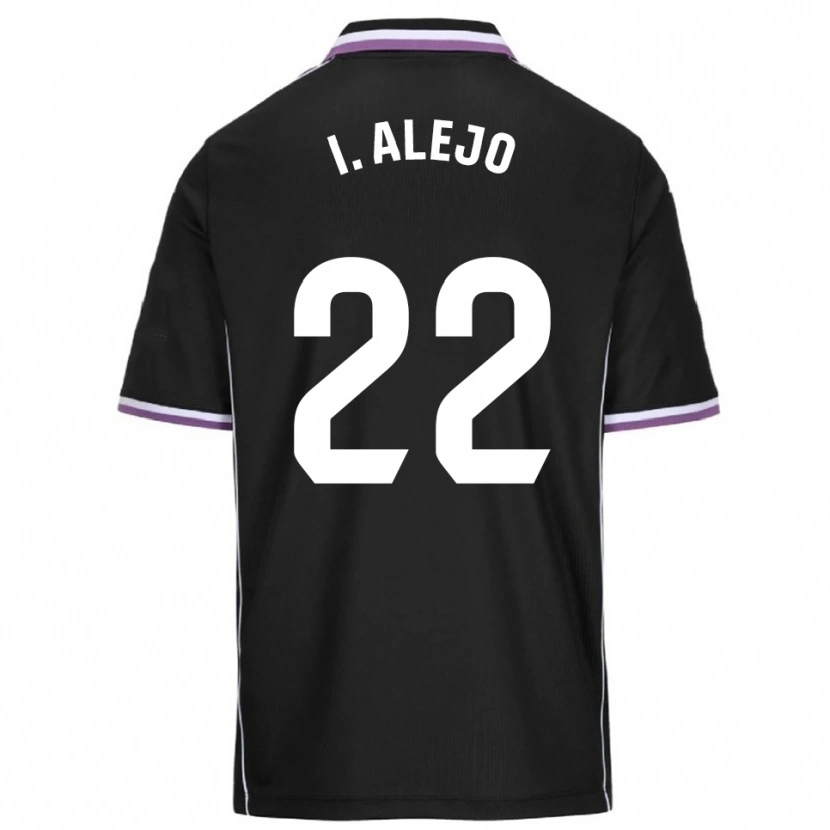 Danxen Män Iván Alejo #22 Lila Svart Bortatröja Matchtröjor 2025/26 Tröjor T-Tröja