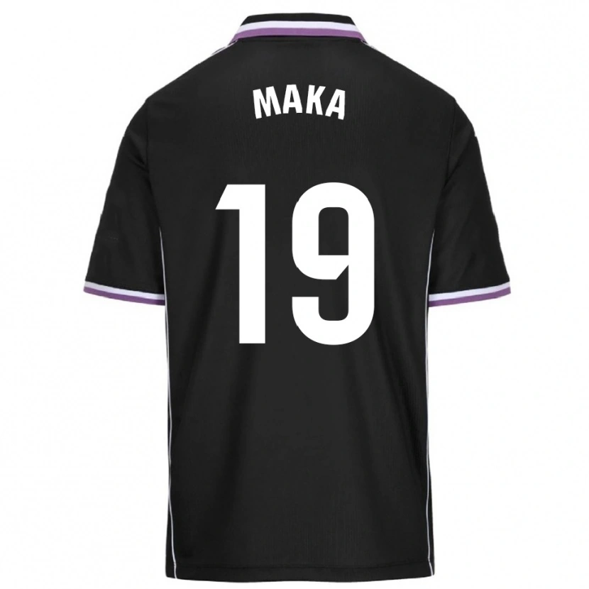 Danxen Män Sheila Prada Rodríguez #19 Lila Svart Bortatröja Matchtröjor 2025/26 Tröjor T-Tröja