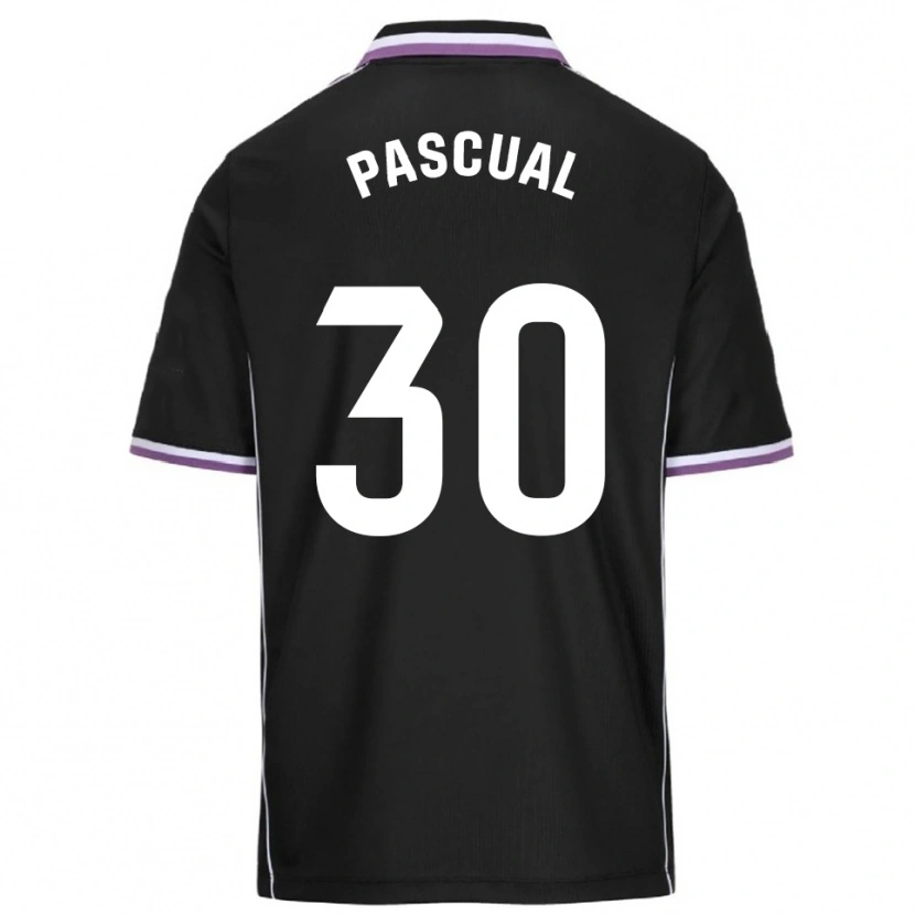 Danxen Män Adrián Pascual #30 Lila Svart Bortatröja Matchtröjor 2025/26 Tröjor T-Tröja