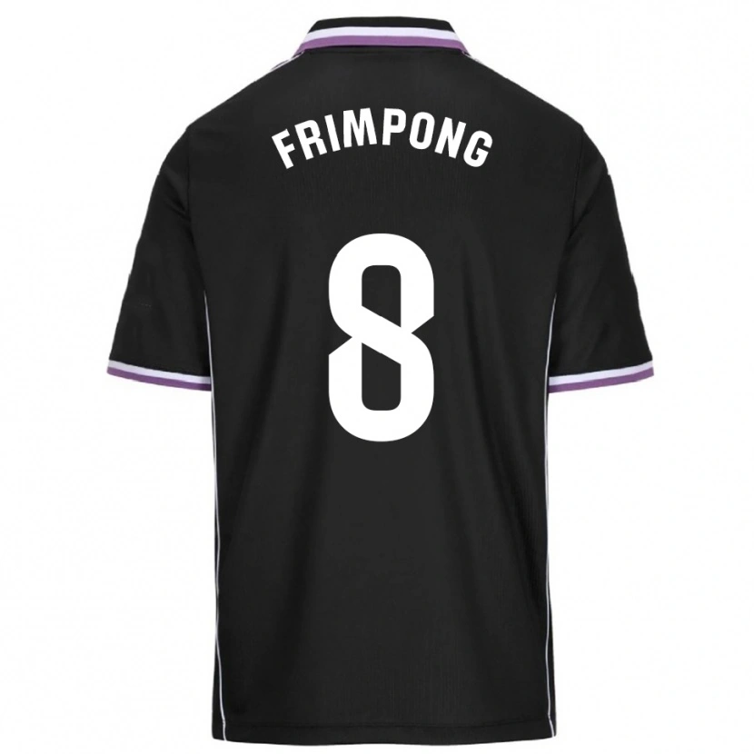 Danxen Män Eugene Frimpong #8 Lila Svart Bortatröja Matchtröjor 2025/26 Tröjor T-Tröja