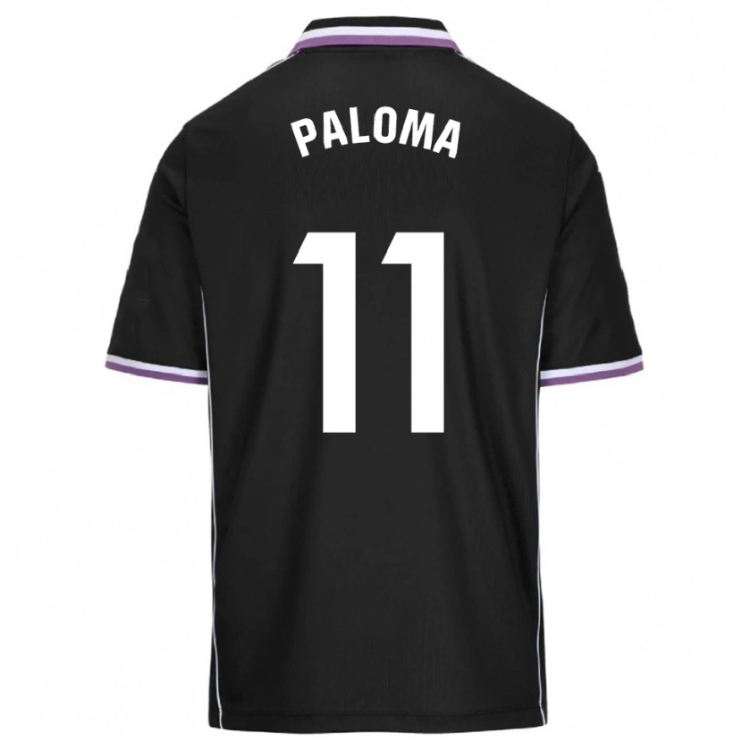 Danxen Män Paloma Gonzalez #11 Lila Svart Bortatröja Matchtröjor 2025/26 Tröjor T-Tröja