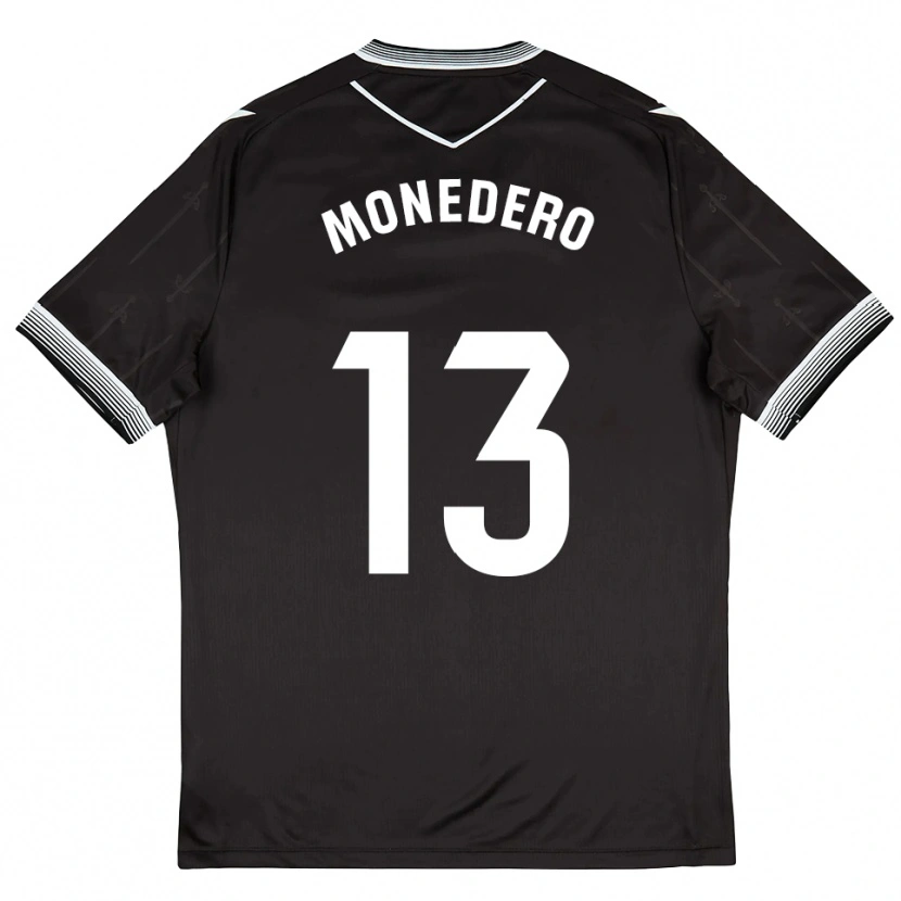 Danxen Män Marc Monedero #13 Svart Vit Bortatröja Matchtröjor 2025/26 Tröjor T-Tröja