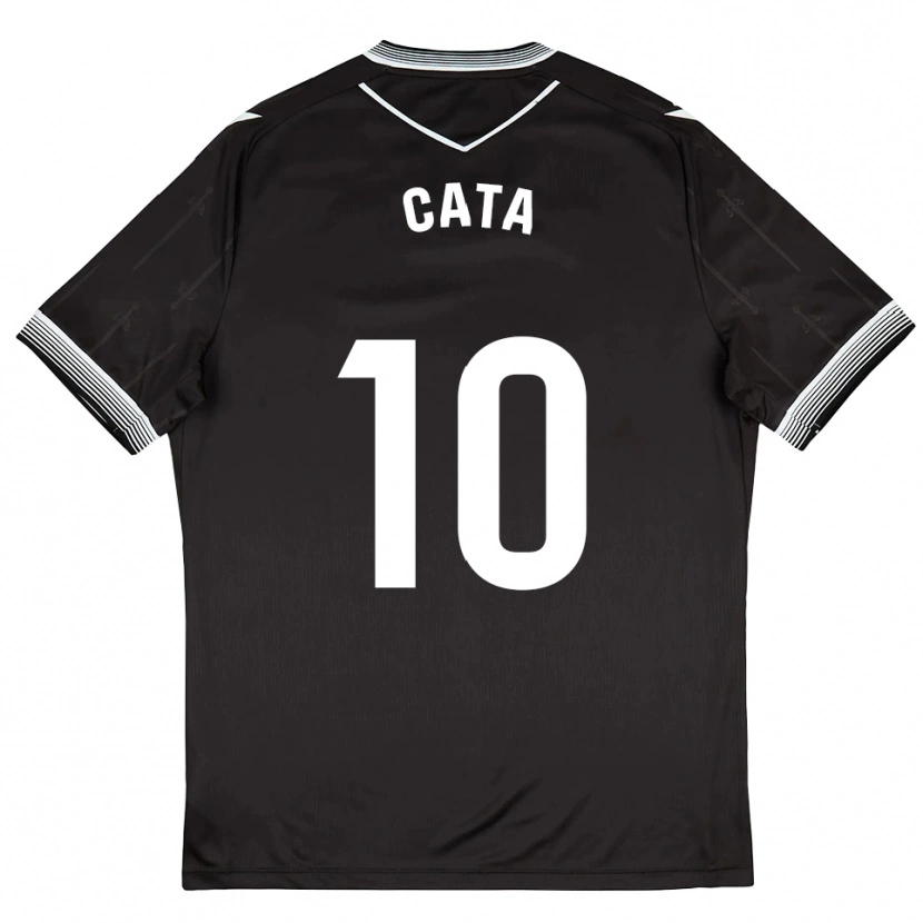 Danxen Män Catalina Roselló #10 Svart Vit Bortatröja Matchtröjor 2025/26 Tröjor T-Tröja