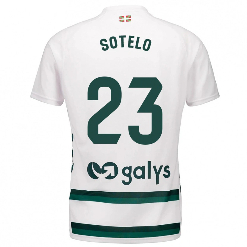Danxen Män Marcos Sotelo #23 Vit Grön Bortatröja Matchtröjor 2025/26 Tröjor T-Tröja