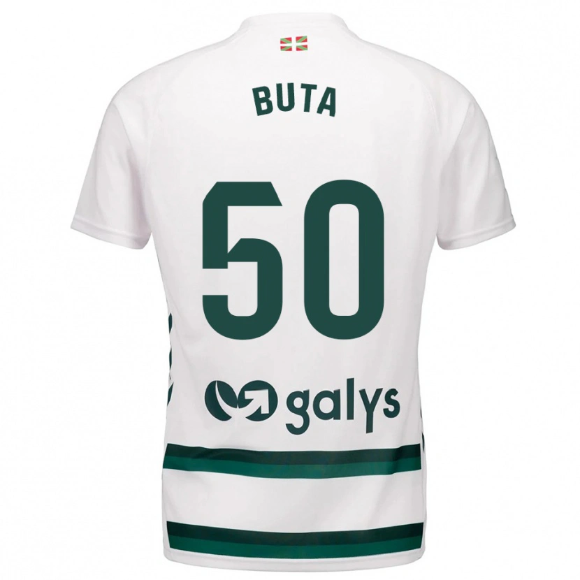Danxen Män Leonardo Buta #50 Vit Grön Bortatröja Matchtröjor 2025/26 Tröjor T-Tröja