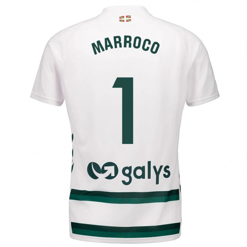 Danxen Män Marc Marroco #1 Vit Grön Bortatröja Matchtröjor 2025/26 Tröjor T-Tröja