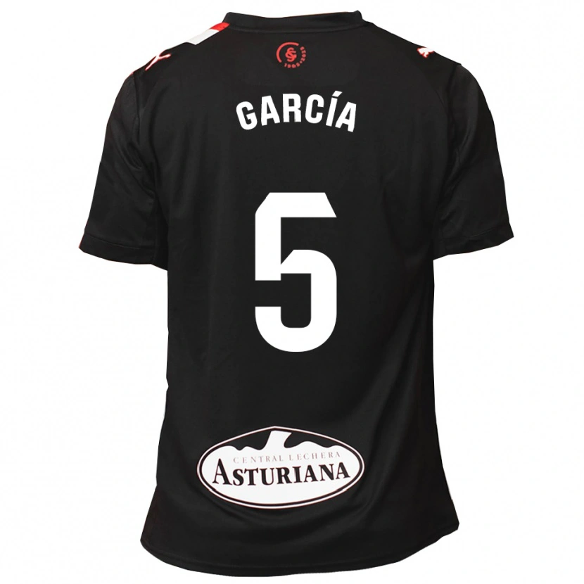 Danxen Män Pablo García #5 Svart Vit Bortatröja Matchtröjor 2025/26 Tröjor T-Tröja