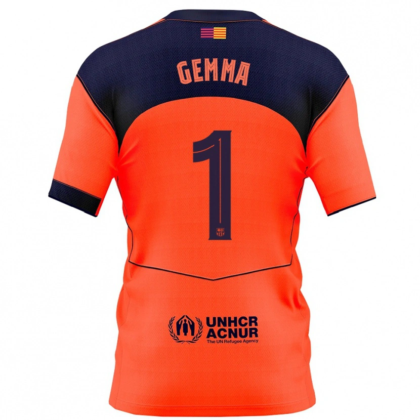 Danxen Män Gemma Font #1 Orange Marinblå Tredjesatsen Matchtröjor 2025/26 Tröjor T-Tröja