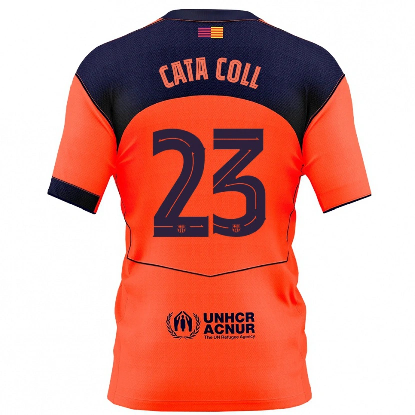 Danxen Män Cata Coll #23 Orange Marinblå Tredjesatsen Matchtröjor 2025/26 Tröjor T-Tröja