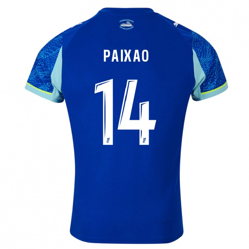 Danxen Män Igor Paixão #14 Himmelsblå Vit Tredjesatsen Matchtröjor 2025/26 Tröjor T-Tröja