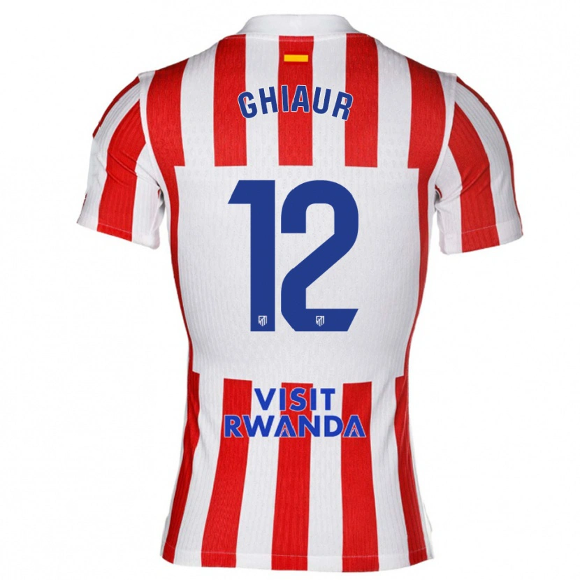Danxen Kvinnor Octavian Ghiaur #12 Röd Vit Hemmatröja Matchtröjor 2025/26 Tröjor T-Tröja
