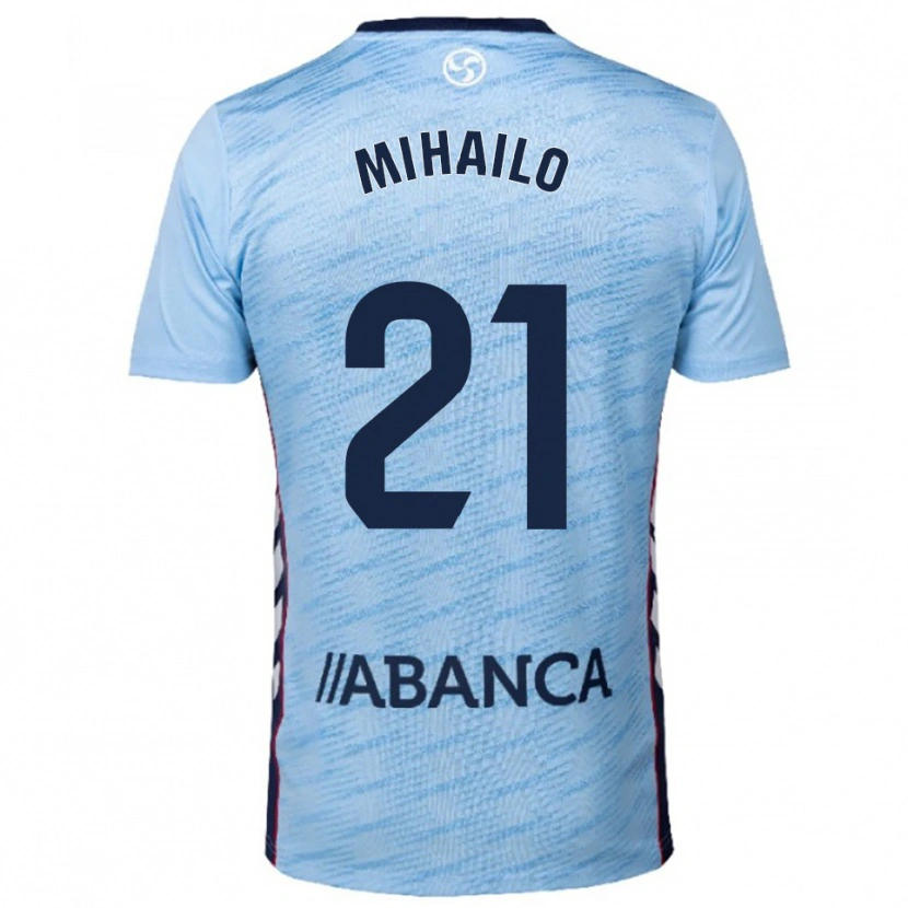Danxen Kvinnor Mihailo Ristic #21 Himmelsblå Röd Hemmatröja Matchtröjor 2025/26 Tröjor T-Tröja