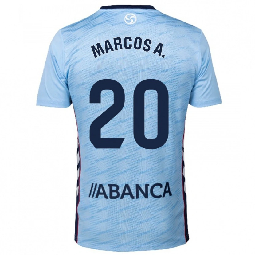 Danxen Kvinnor Marcos Alonso #20 Himmelsblå Röd Hemmatröja Matchtröjor 2025/26 Tröjor T-Tröja