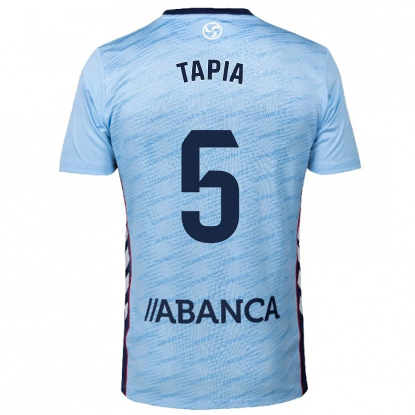 Danxen Kvinnor Renato Tapia #5 Himmelsblå Röd Hemmatröja Matchtröjor 2025/26 Tröjor T-Tröja