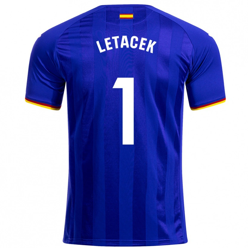 Danxen Kvinnor Jiri Letacek #1 Blå Röd Gul Hemmatröja Matchtröjor 2025/26 Tröjor T-Tröja