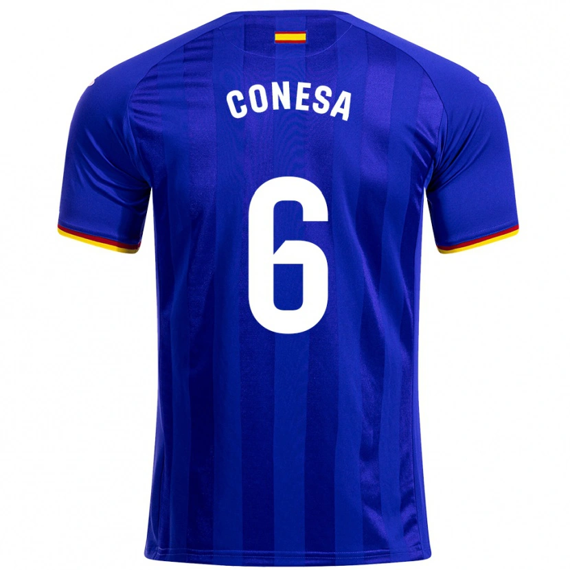 Danxen Kvinnor Nico Conesa #6 Blå Röd Gul Hemmatröja Matchtröjor 2025/26 Tröjor T-Tröja
