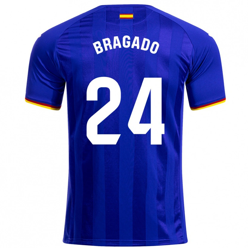 Danxen Kvinnor Alonso Bragado #24 Blå Röd Gul Hemmatröja Matchtröjor 2025/26 Tröjor T-Tröja