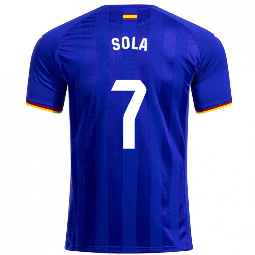 Danxen Kvinnor Álex Sola #7 Blå Röd Gul Hemmatröja Matchtröjor 2025/26 Tröjor T-Tröja