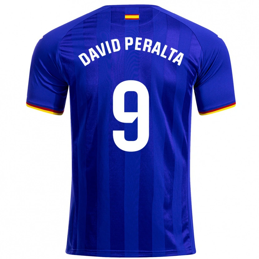 Danxen Kvinnor Juanda Peralta #9 Blå Röd Gul Hemmatröja Matchtröjor 2025/26 Tröjor T-Tröja