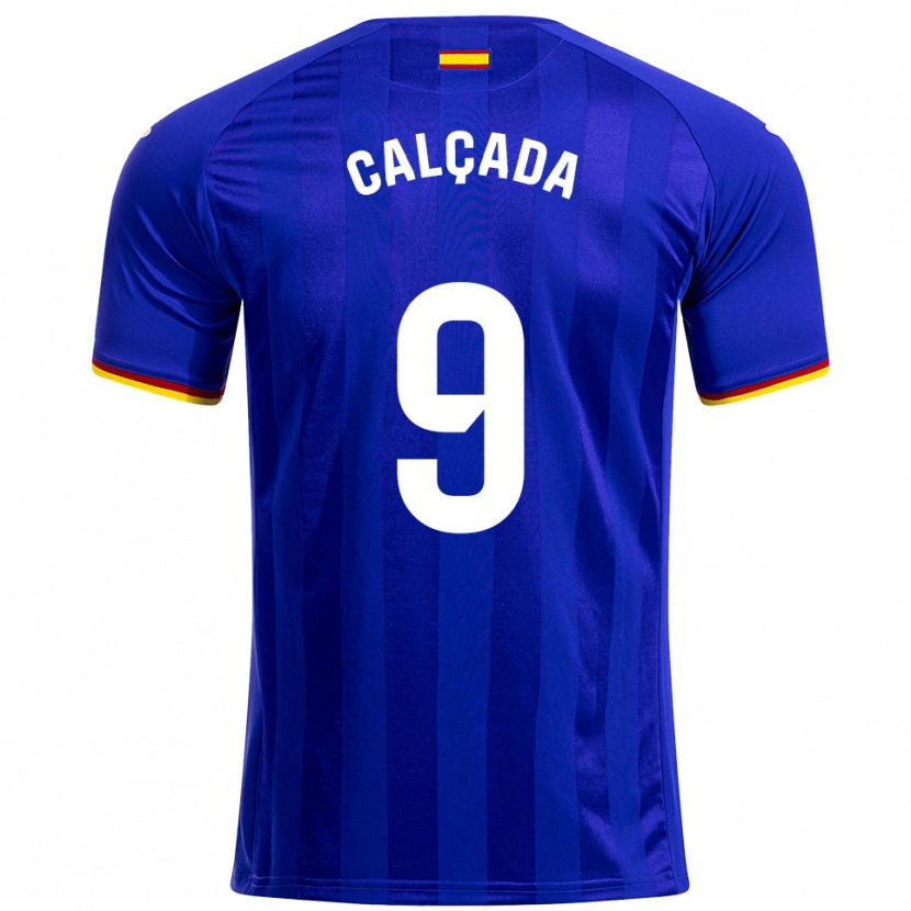 Danxen Kvinnor Gonzalo Calçada #9 Blå Röd Gul Hemmatröja Matchtröjor 2025/26 Tröjor T-Tröja