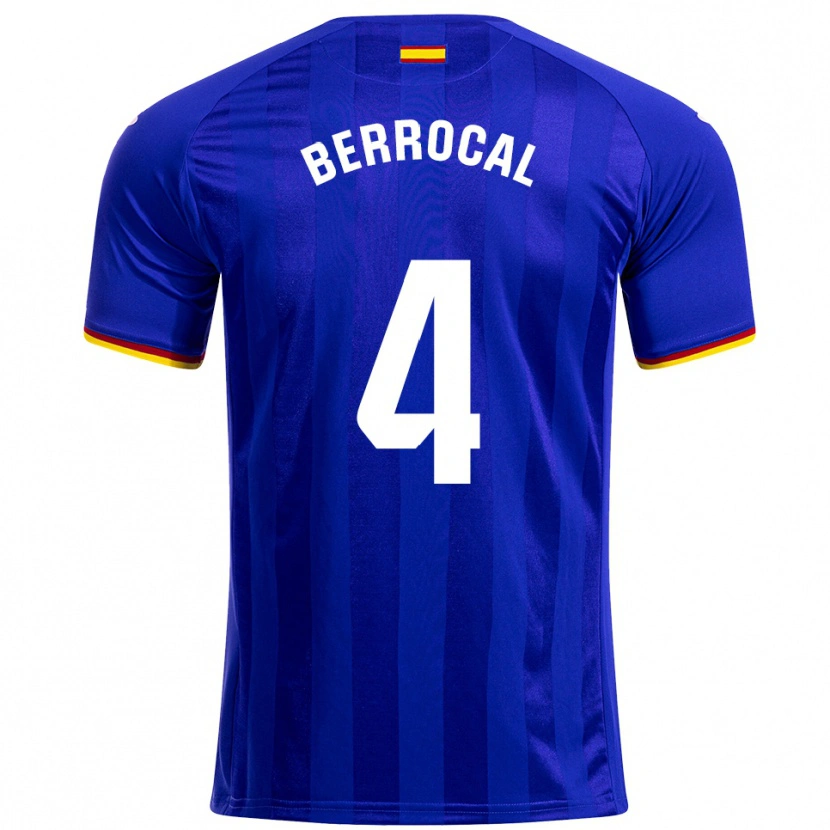 Danxen Kvinnor Juan Berrocal #4 Blå Röd Gul Hemmatröja Matchtröjor 2025/26 Tröjor T-Tröja