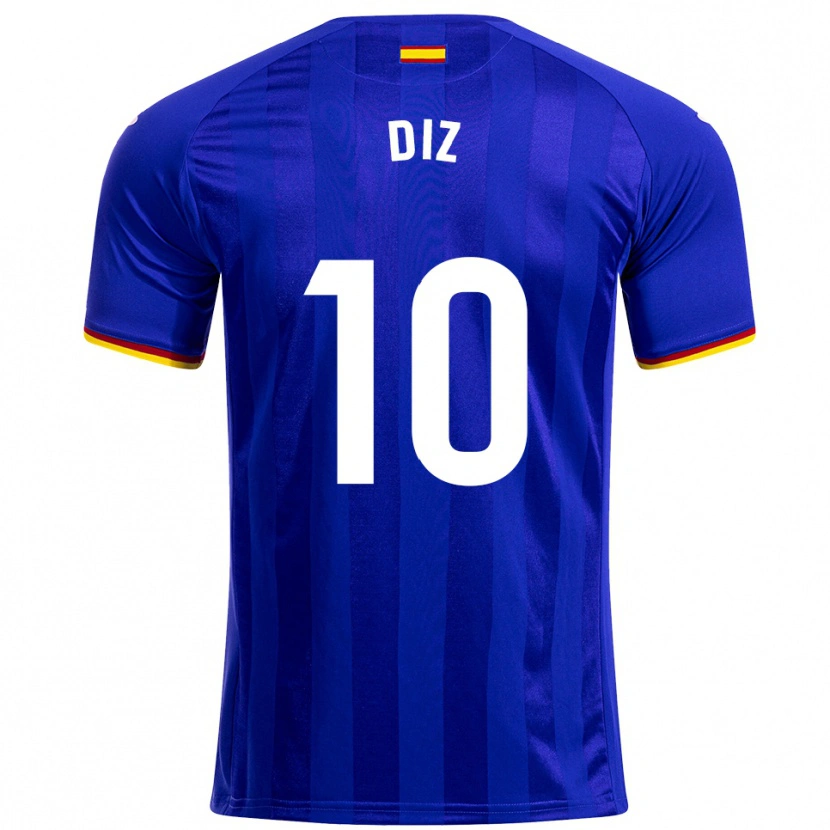 Danxen Kvinnor Rafa Diz #10 Blå Röd Gul Hemmatröja Matchtröjor 2025/26 Tröjor T-Tröja