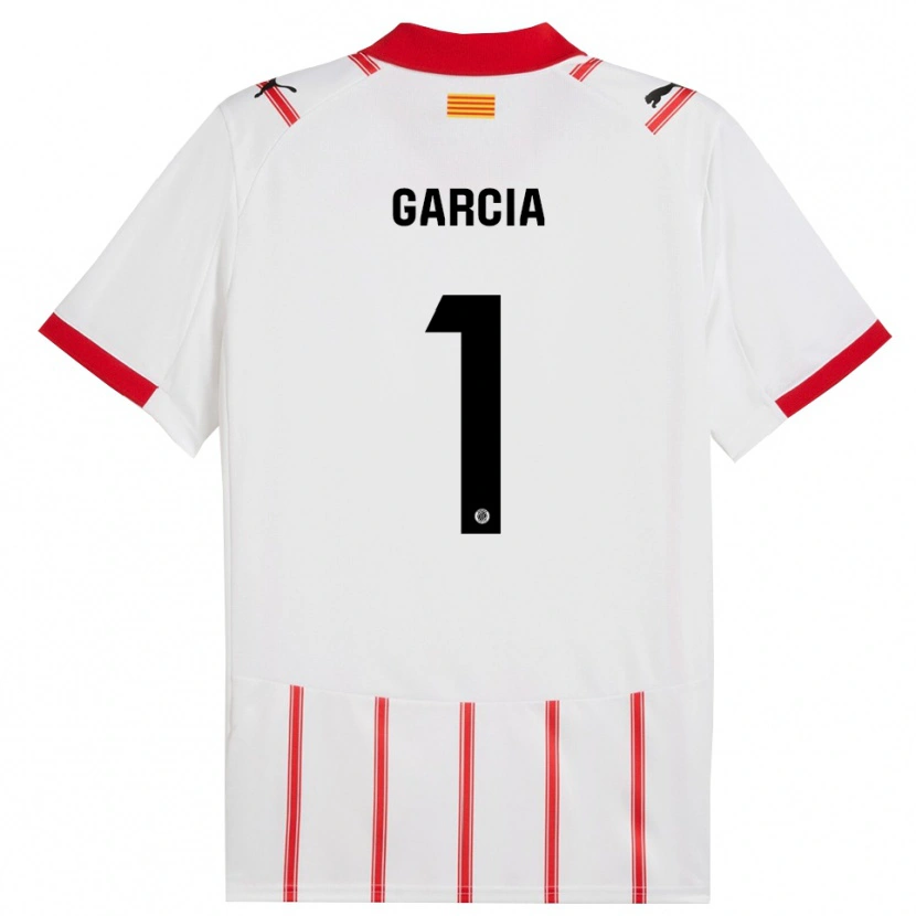 Danxen Kvinnor Lucas García #1 Vit Röd Hemmatröja Matchtröjor 2025/26 Tröjor T-Tröja