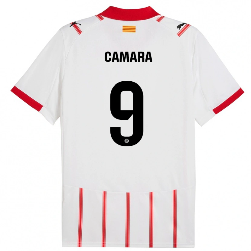 Danxen Kvinnor Dawda Camara #9 Vit Röd Hemmatröja Matchtröjor 2025/26 Tröjor T-Tröja
