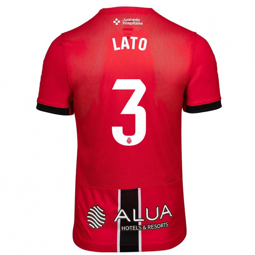 Danxen Kvinnor Toni Lato #3 Röd Svart Hemmatröja Matchtröjor 2025/26 Tröjor T-Tröja