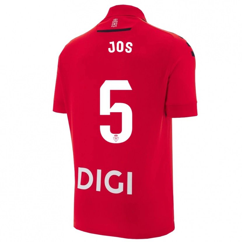 Danxen Kvinnor Josune Urdaniz Maurin #5 Röd Svart Hemmatröja Matchtröjor 2025/26 Tröjor T-Tröja