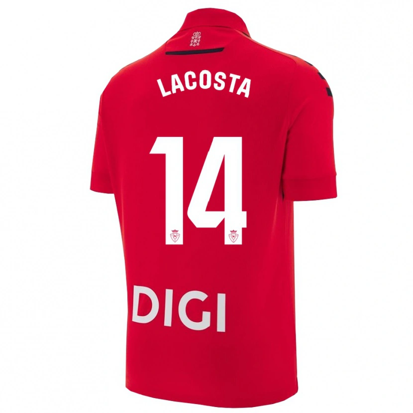 Danxen Kvinnor Iara Lacosta Sanchez #14 Röd Svart Hemmatröja Matchtröjor 2025/26 Tröjor T-Tröja