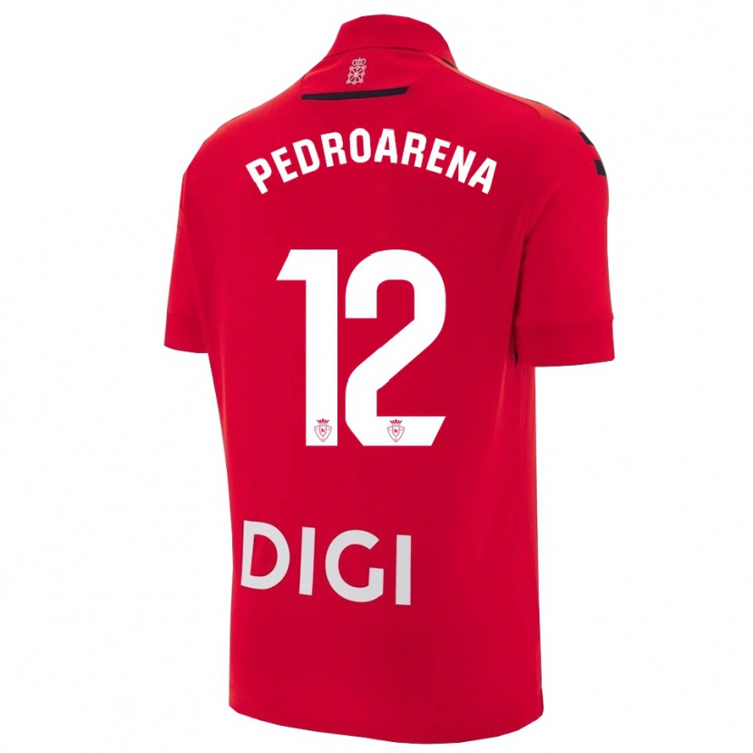 Danxen Kvinnor Martin Pedroarena #12 Röd Svart Hemmatröja Matchtröjor 2025/26 Tröjor T-Tröja