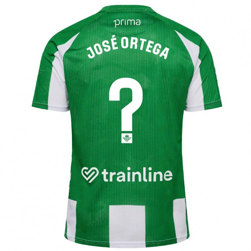 Danxen Kvinnor José Ortega #0 Grön Vit Hemmatröja Matchtröjor 2025/26 Tröjor T-Tröja