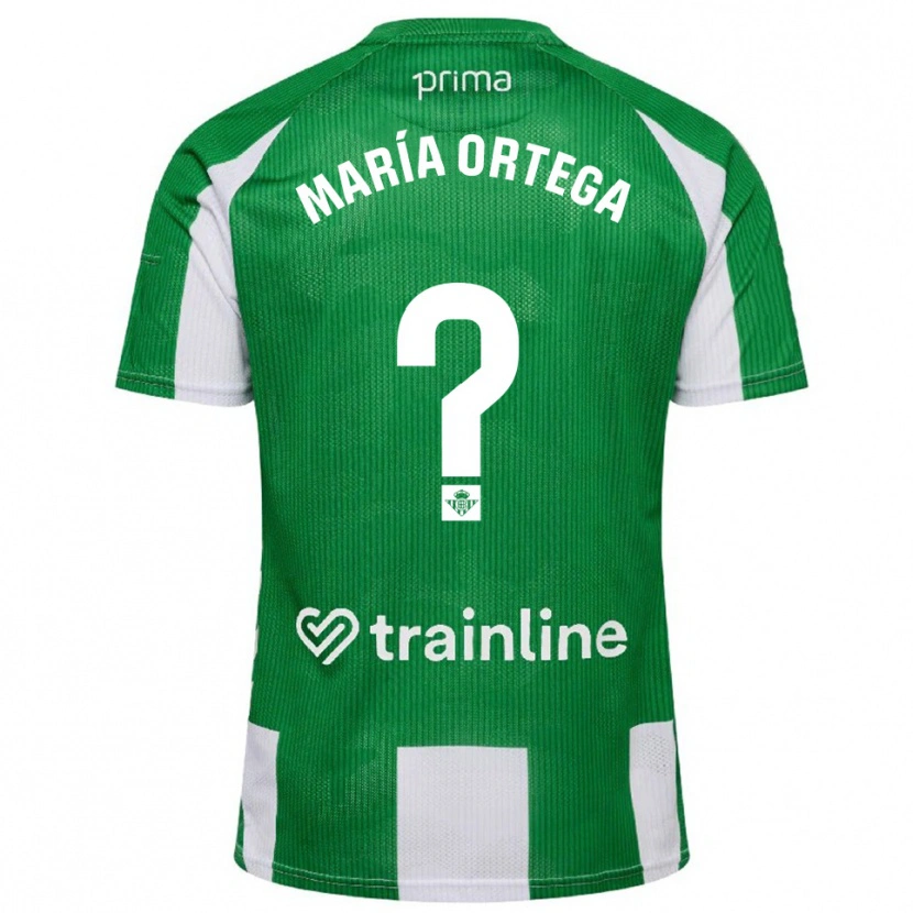 Danxen Kvinnor José María Ortega #0 Grön Vit Hemmatröja Matchtröjor 2025/26 Tröjor T-Tröja