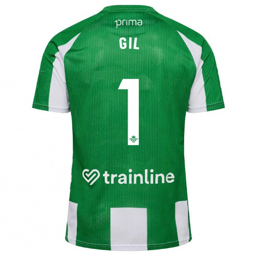 Danxen Kvinnor Noelia Gil #1 Grön Vit Hemmatröja Matchtröjor 2025/26 Tröjor T-Tröja