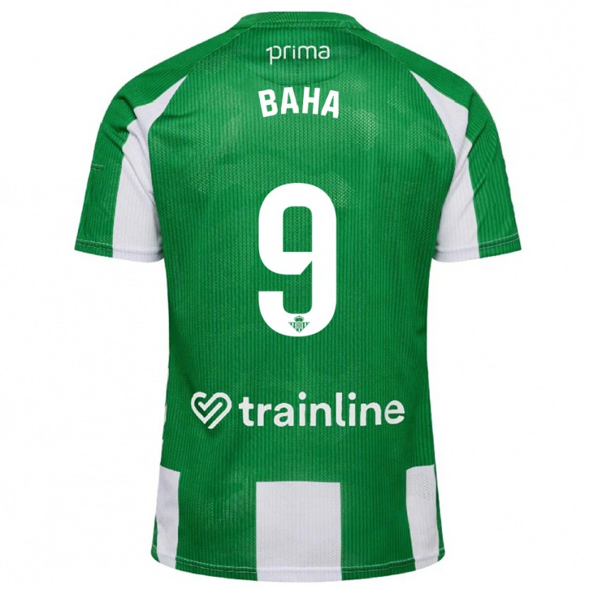 Danxen Kvinnor Ziyad Baha #9 Grön Vit Hemmatröja Matchtröjor 2025/26 Tröjor T-Tröja