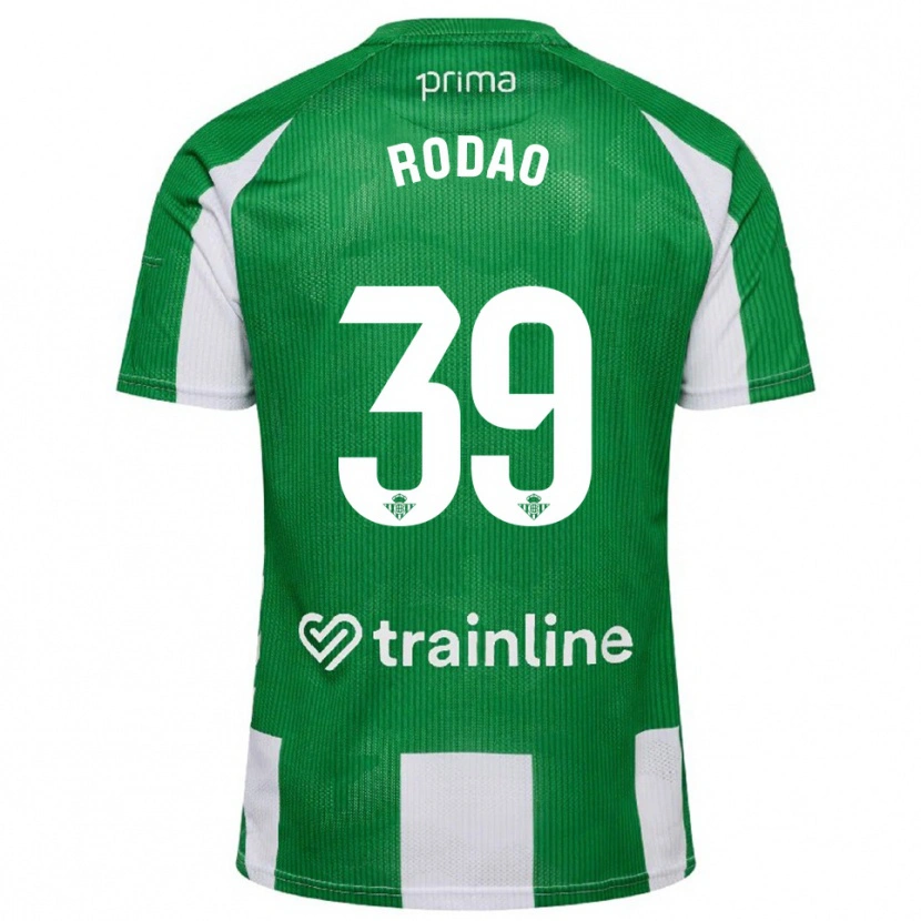 Danxen Kvinnor Alba Rodao #39 Grön Vit Hemmatröja Matchtröjor 2025/26 Tröjor T-Tröja