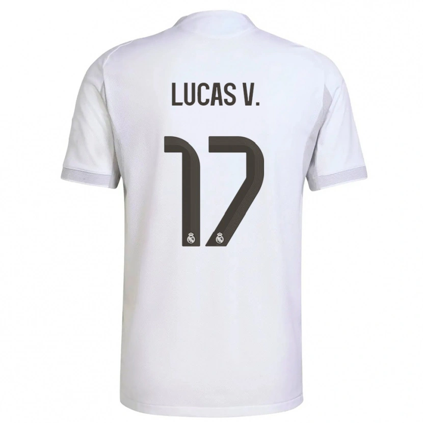 Danxen Kvinnor Lucas Vazquez #17 Vit Gul Hemmatröja Matchtröjor 2025/26 Tröjor T-Tröja