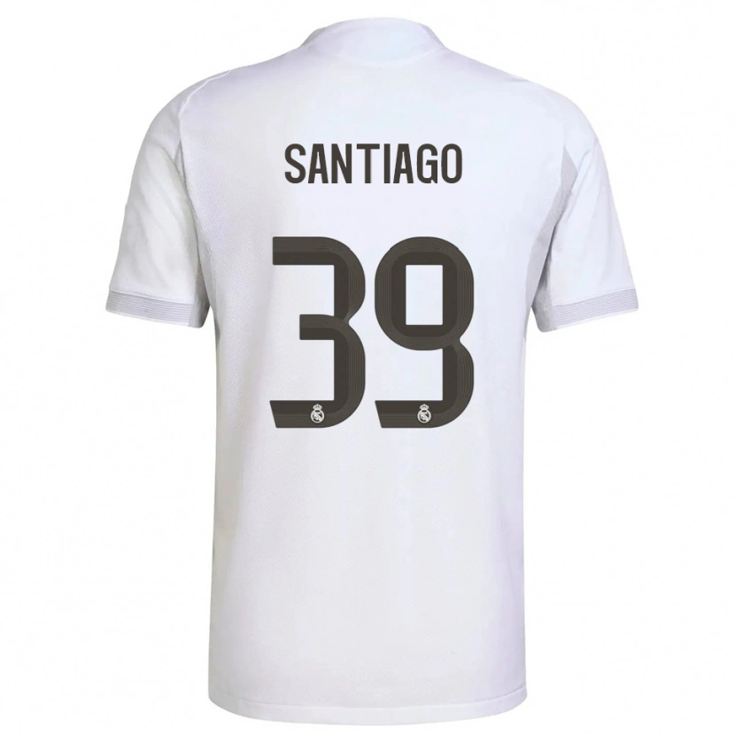 Danxen Kvinnor Aimar Santiago #39 Vit Gul Hemmatröja Matchtröjor 2025/26 Tröjor T-Tröja