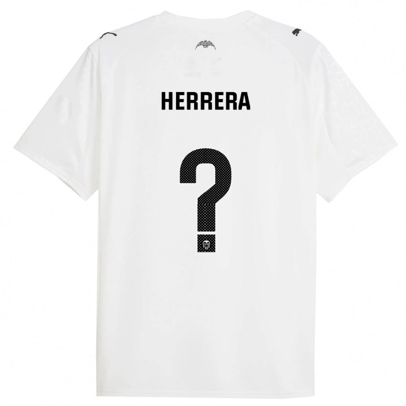 Danxen Kvinnor Iker Herrera #0 Vit Svart Hemmatröja Matchtröjor 2025/26 Tröjor T-Tröja