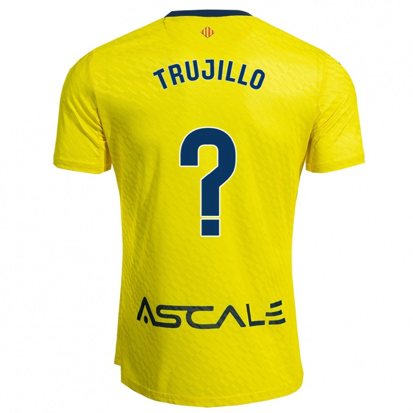 Danxen Kvinnor Jairo Trujillo #0 Gul Marinblå Hemmatröja Matchtröjor 2025/26 Tröjor T-Tröja