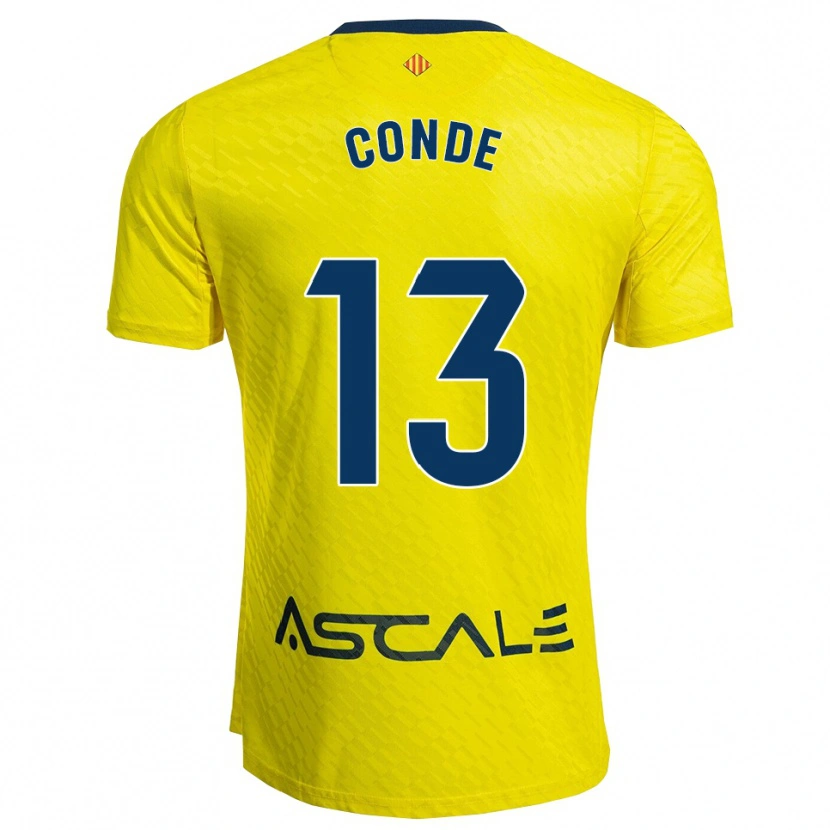 Danxen Kvinnor Diego Conde #13 Gul Marinblå Hemmatröja Matchtröjor 2025/26 Tröjor T-Tröja