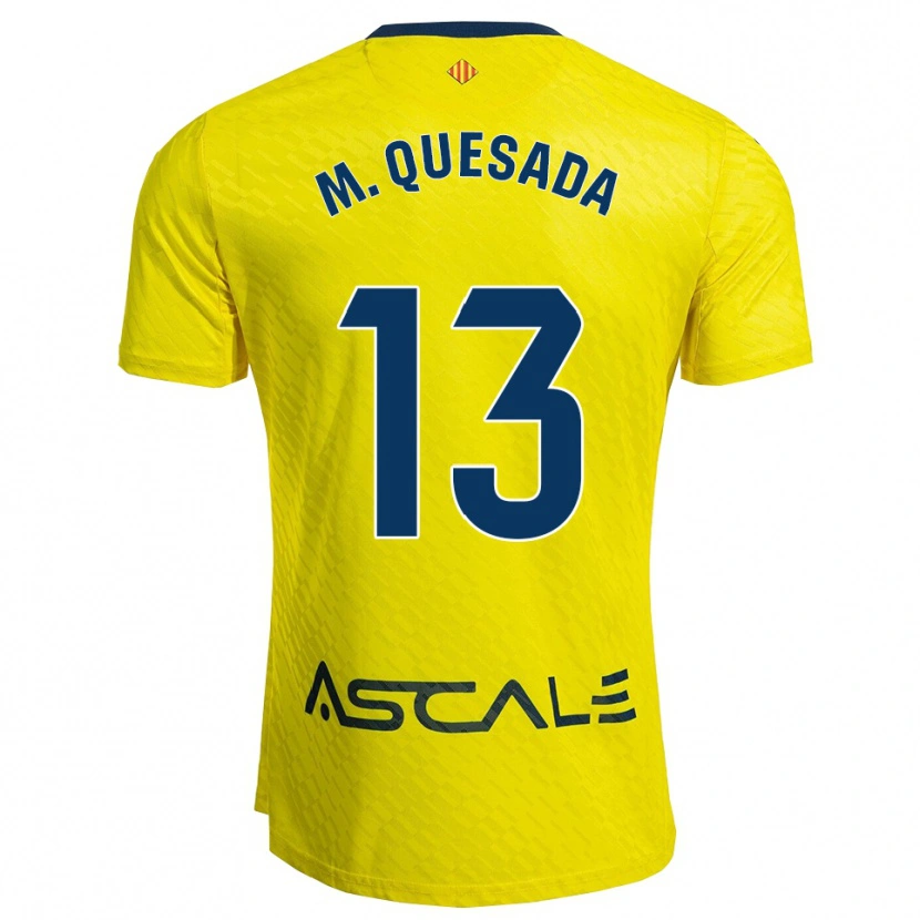 Danxen Kvinnor Montserrat Quesada Carrasco #13 Gul Marinblå Hemmatröja Matchtröjor 2025/26 Tröjor T-Tröja
