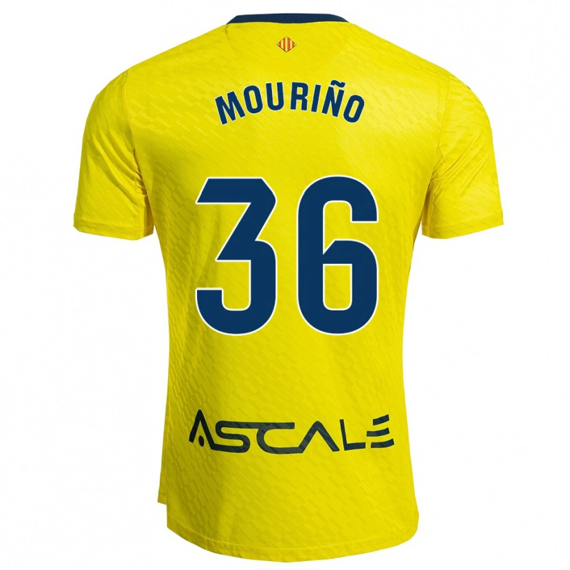 Danxen Kvinnor Santiago Mouriño #36 Gul Marinblå Hemmatröja Matchtröjor 2025/26 Tröjor T-Tröja