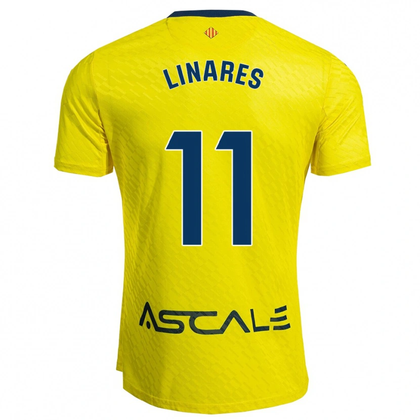 Danxen Kvinnor Mario Linares #11 Gul Marinblå Hemmatröja Matchtröjor 2025/26 Tröjor T-Tröja