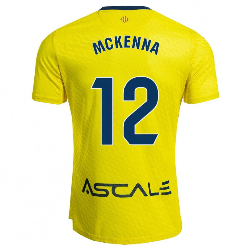Danxen Kvinnor Kayla Mckenna #12 Gul Marinblå Hemmatröja Matchtröjor 2025/26 Tröjor T-Tröja