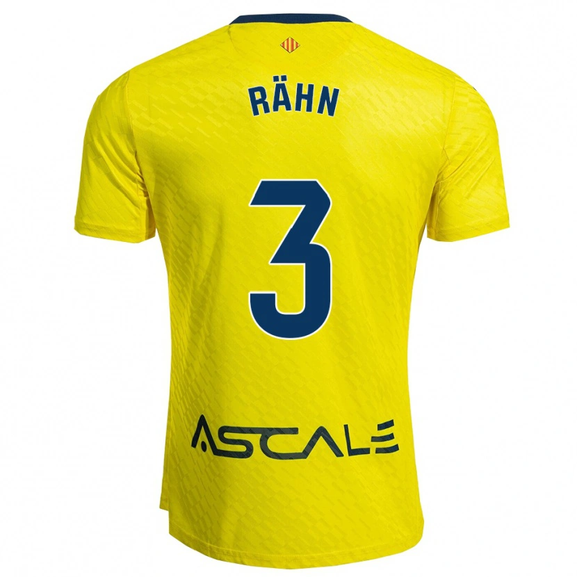 Danxen Kvinnor Ronan Rähn #3 Gul Marinblå Hemmatröja Matchtröjor 2025/26 Tröjor T-Tröja